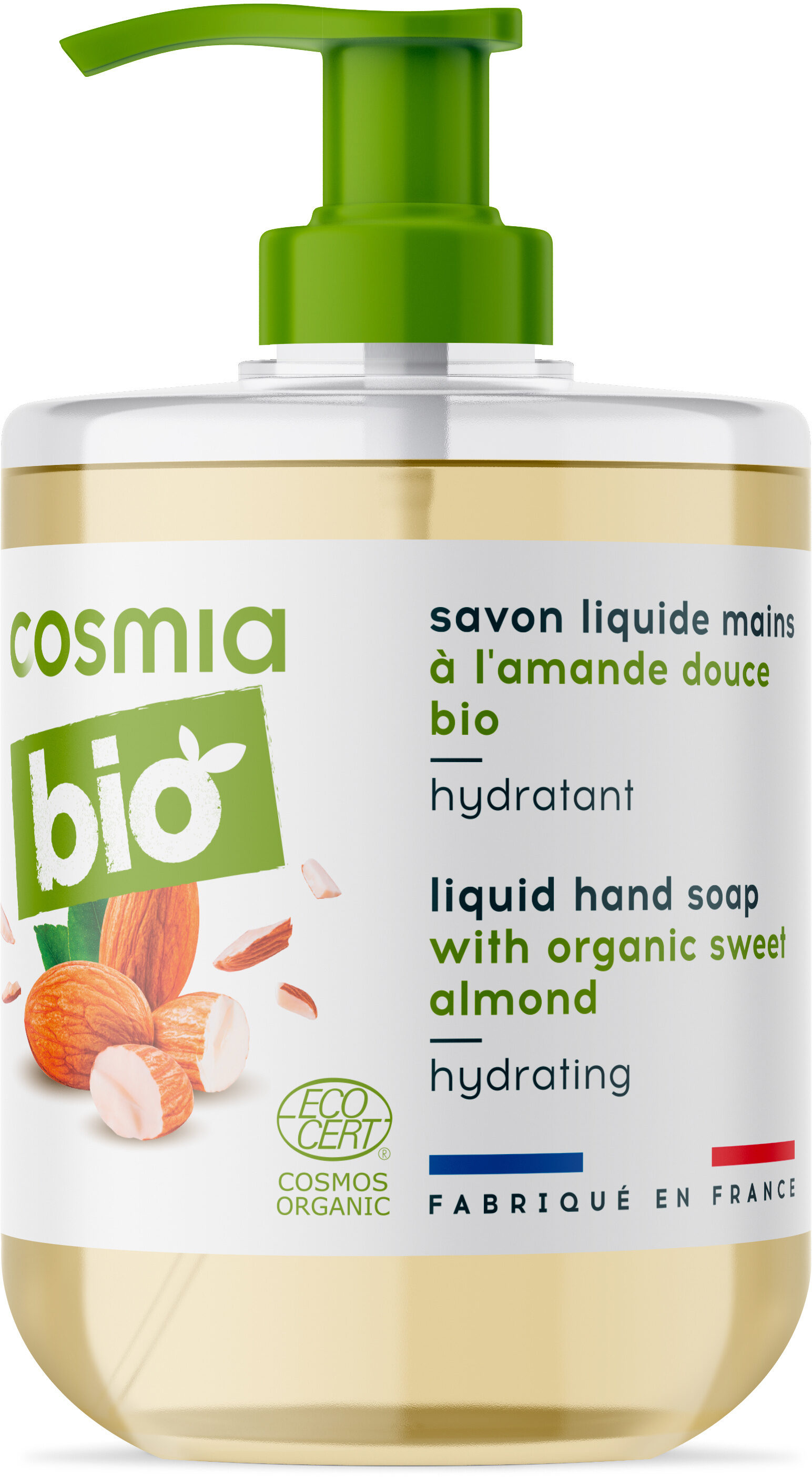 Bio savon liquide mains a l'amande douce bio - Produit - fr