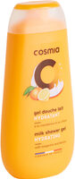 Cosmia gel douche lait hydratant a la mandarine et au citron - Tuote - fr