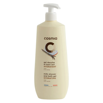 Cosmia gel douche et bain lait hydratant a la vanille - 2
