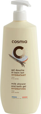 Cosmia gel douche et bain lait hydratant a la vanille - Product - en