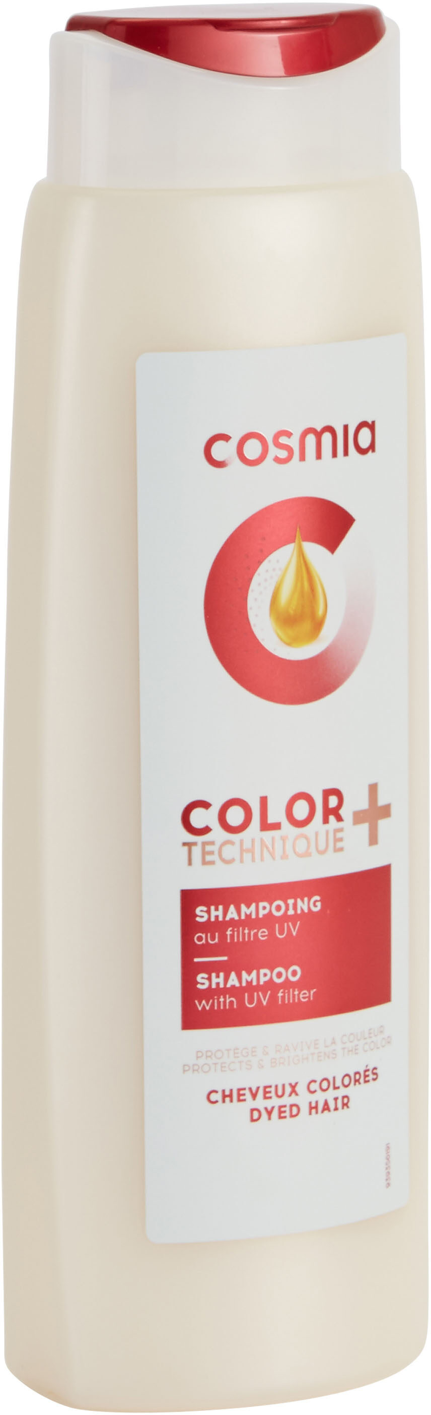 Cosmia - shampoing technique color + /- à l'extrait de grenade et filtre uv - cheveux colorés - 250ml 400ml - Tuote - fr