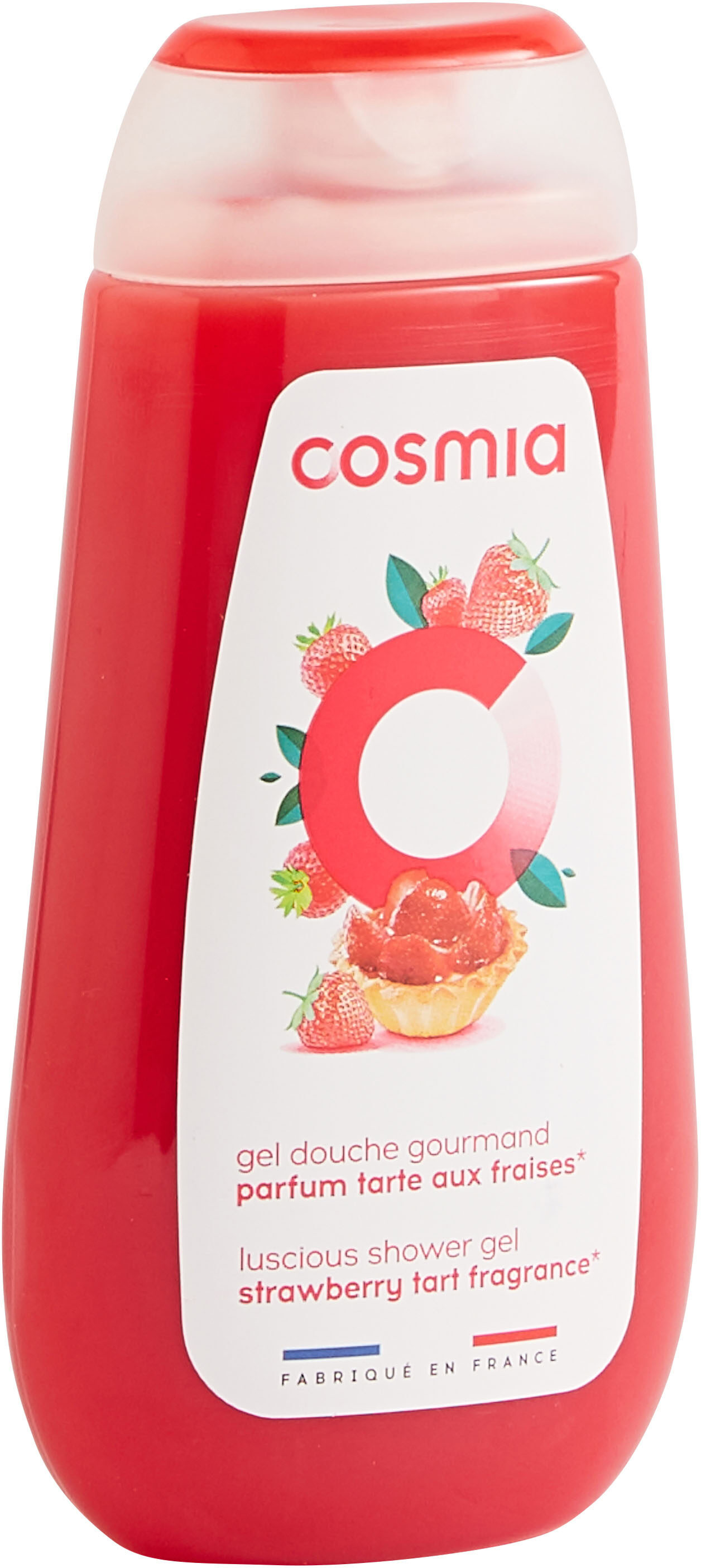Cosmia - gel douche gourmand* - *parfum tarte aux fraises - 250 ml - Product - fr