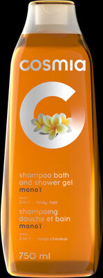 Shampoo bath and shower gel 3 in 1 monoï - Product - en