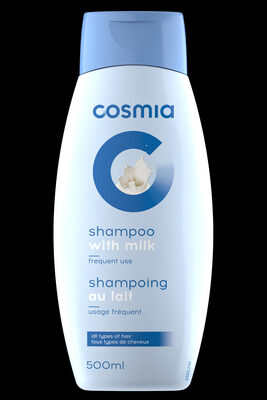 Cosmia - shampoing - au lait - tous types de cheveux - 500ml - 1