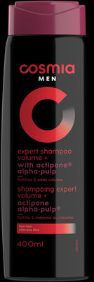 Cosmia - shampoing expert volume + - à l'actipone alpha-pulp - cheveux fins - 400ml - Produit - fr