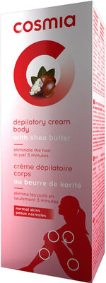 Crème dépilatoire corps au beurre de karité - Produit
