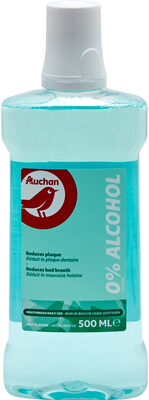 Auchan - bain de bouche - fraicheur 0% alcool - 500ml - Produit
