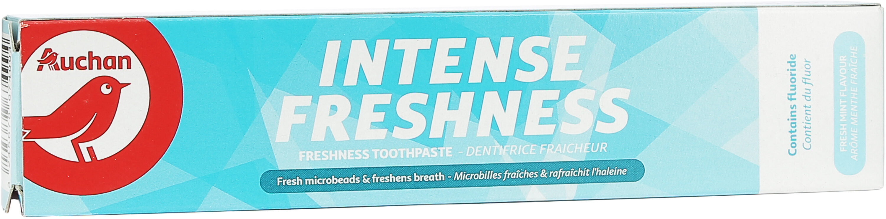 Auchan - dentifrice - fraicheur intense - 75ml - उत्पाद - fr