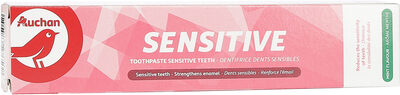Auchan - dentifrice - soins sensibles - dents sensibles - 75ml - Tuote - fr
