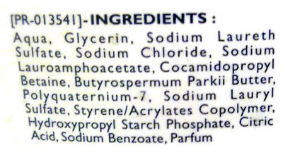 Vendome Surgras - Ingredients