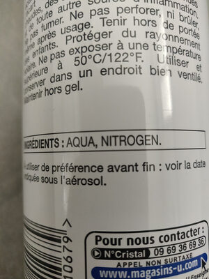 brume eau pure - Ingredients - fr