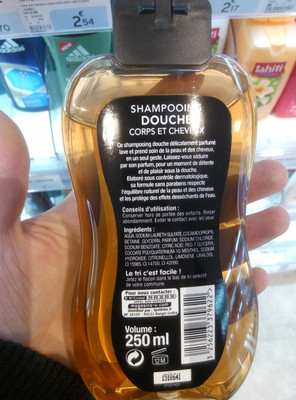 Homme shampooing douche corps et cheveux tonus parfum gingembre et patchouli - 2