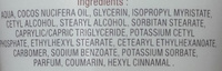 Crème mains hydratante et protectrice à l'extrait de noix de coco - Ingredientes - fr