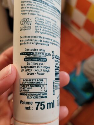Dentifrice - Recycling instructions and/or packaging information - fr