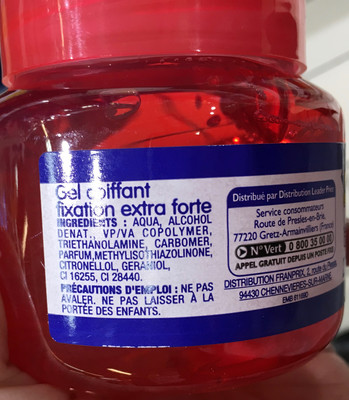 Gel coiffant fixation extra forte - 3