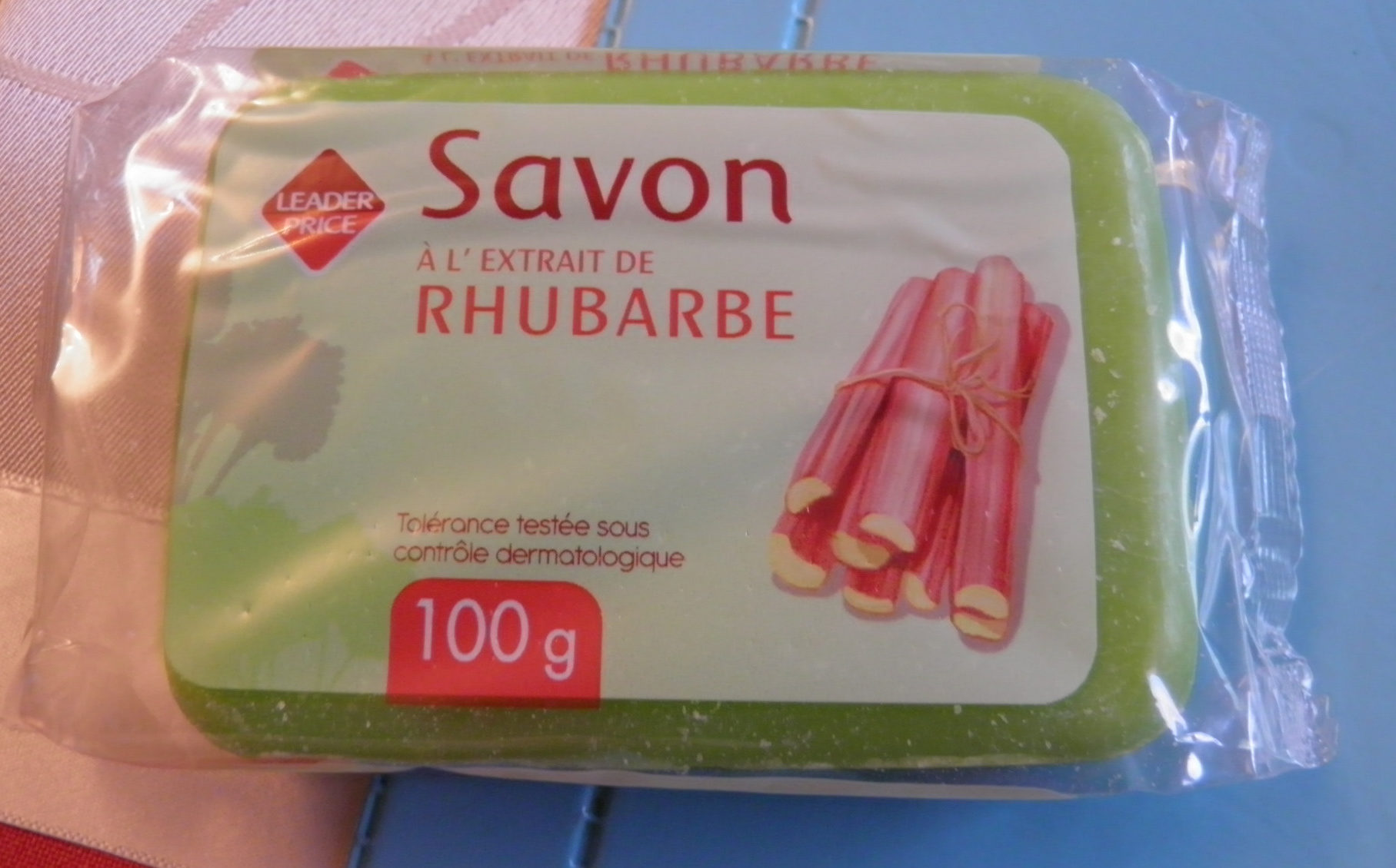 Savon à l'extrait de rhubarbe Leader Price - Product - fr