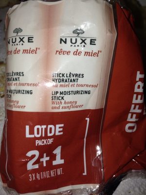 Nuxe Reve De Miel Stick Lèvres Lot - Product - fr