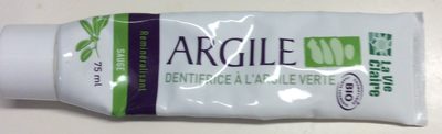 Argile, dentifrice à l'argile verte - Produit - fr