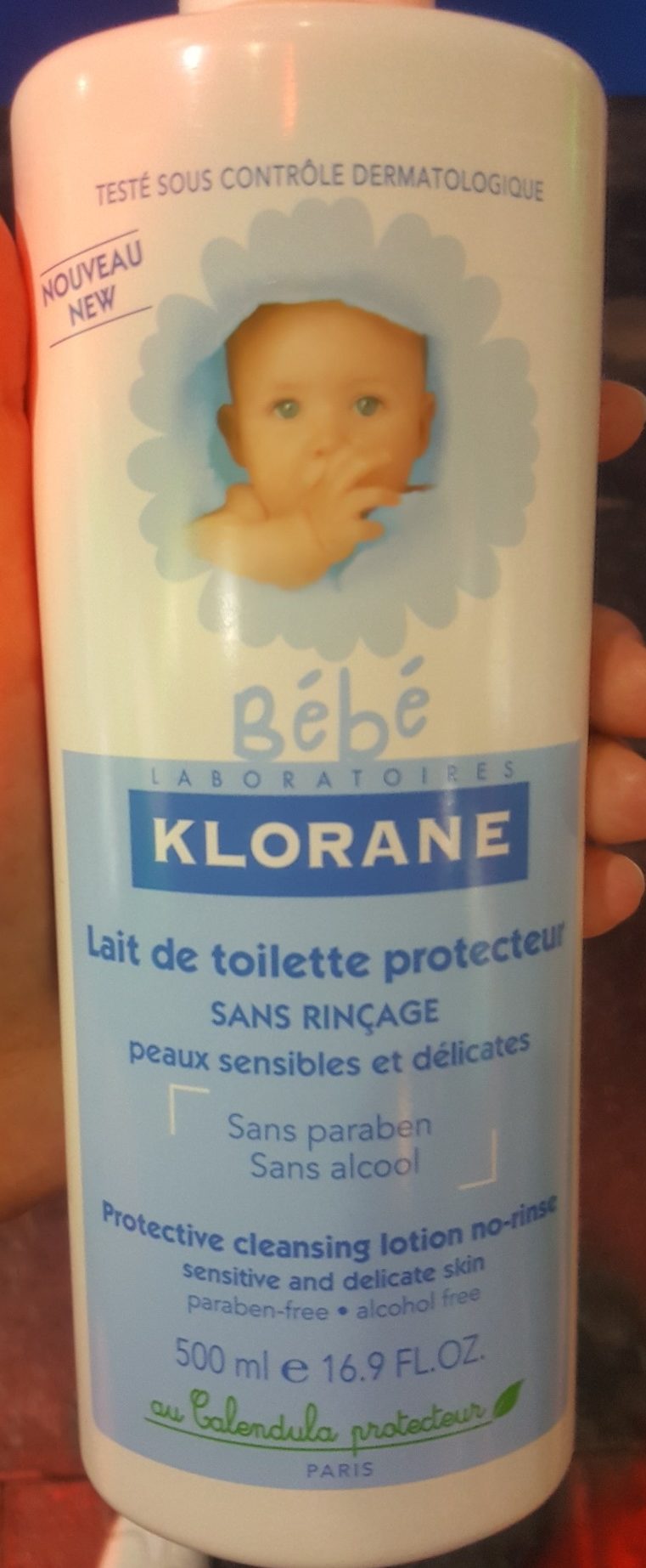 Klorane Bébé Lait de toilette - Product - fr