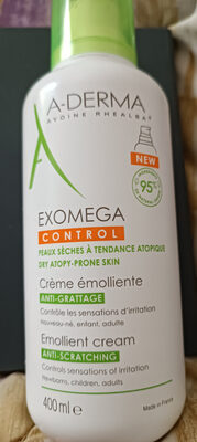 A-derma Exomega Control Crème Emoliente 400ML - Product - en