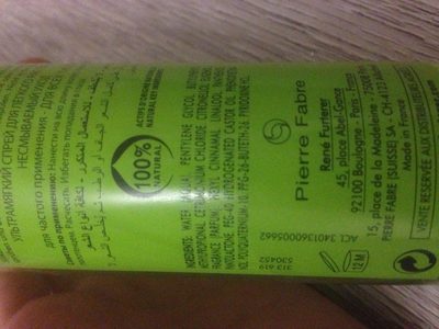 Furterer Naturia Spray Démêlant Extra-doux - Ingrédients