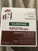 KERATINcaps force et vitalité - Продукт - en