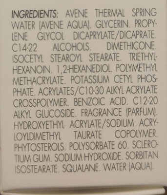 Hydrance legere - Ingredients