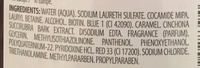 Shampooing à la quinine et aux vitamines B - Ingredients - fr