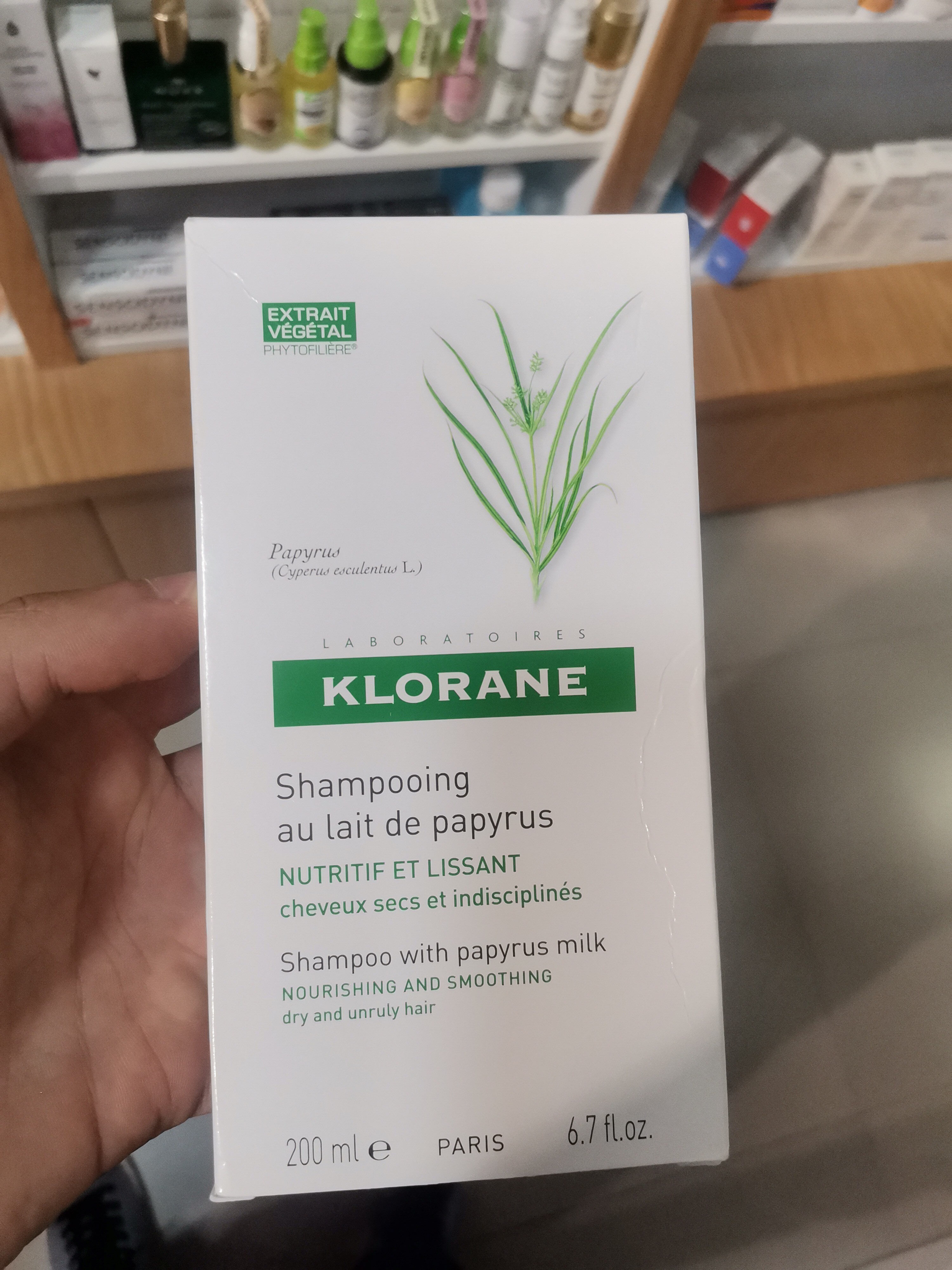 Klorane Shampoing au lait de papyrus - Tuote - fr