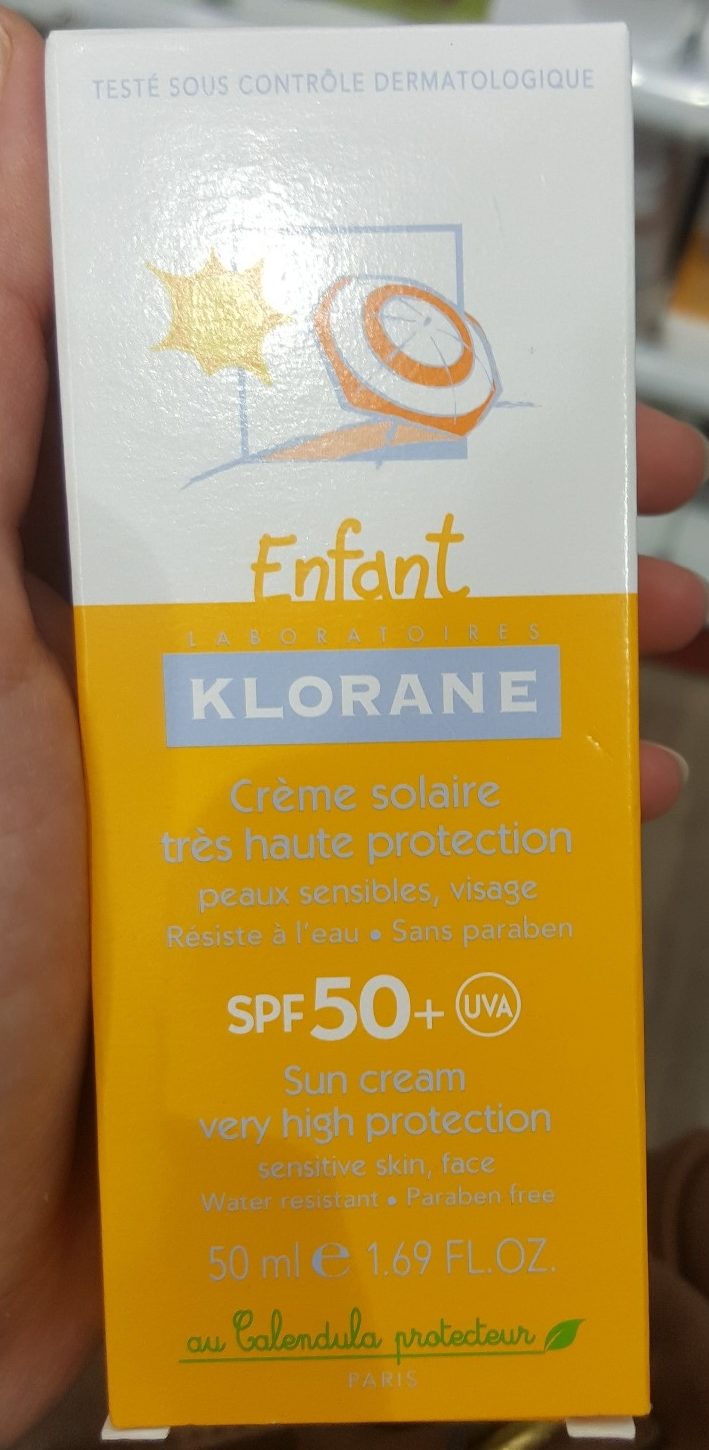 Crème solaire Enfant SPF 50+ Peaux sensibles & Visage - Product - fr