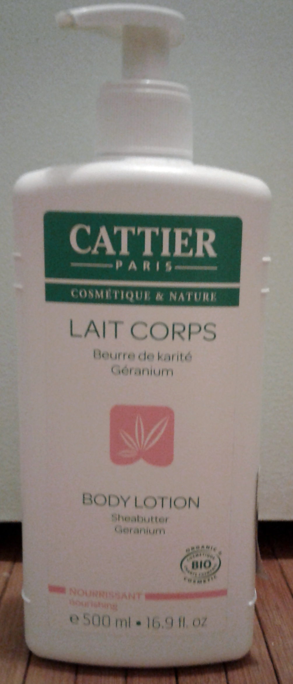 Lait corps beurre de karité géranium - Product - fr
