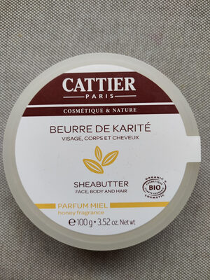 Beurre De Karité Parfum Miel Bio - 100 G - Cattier - Product - en