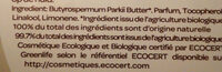Beurre de karité parfum fleur des îles - Ingredients - fr