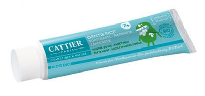 Dentifrice Enfants 7 Ans Et + Menthe Bio - 50 ML - Cattier - Product - fr