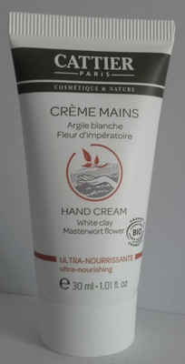 Crème mains Argile blanche Fleur d'impératoire - Produit