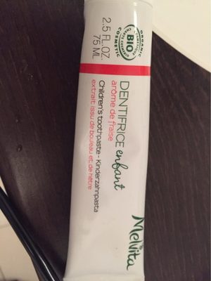 Dentifrice Enfant Arôme Fraise Organic Bio Cosmetic - Produit