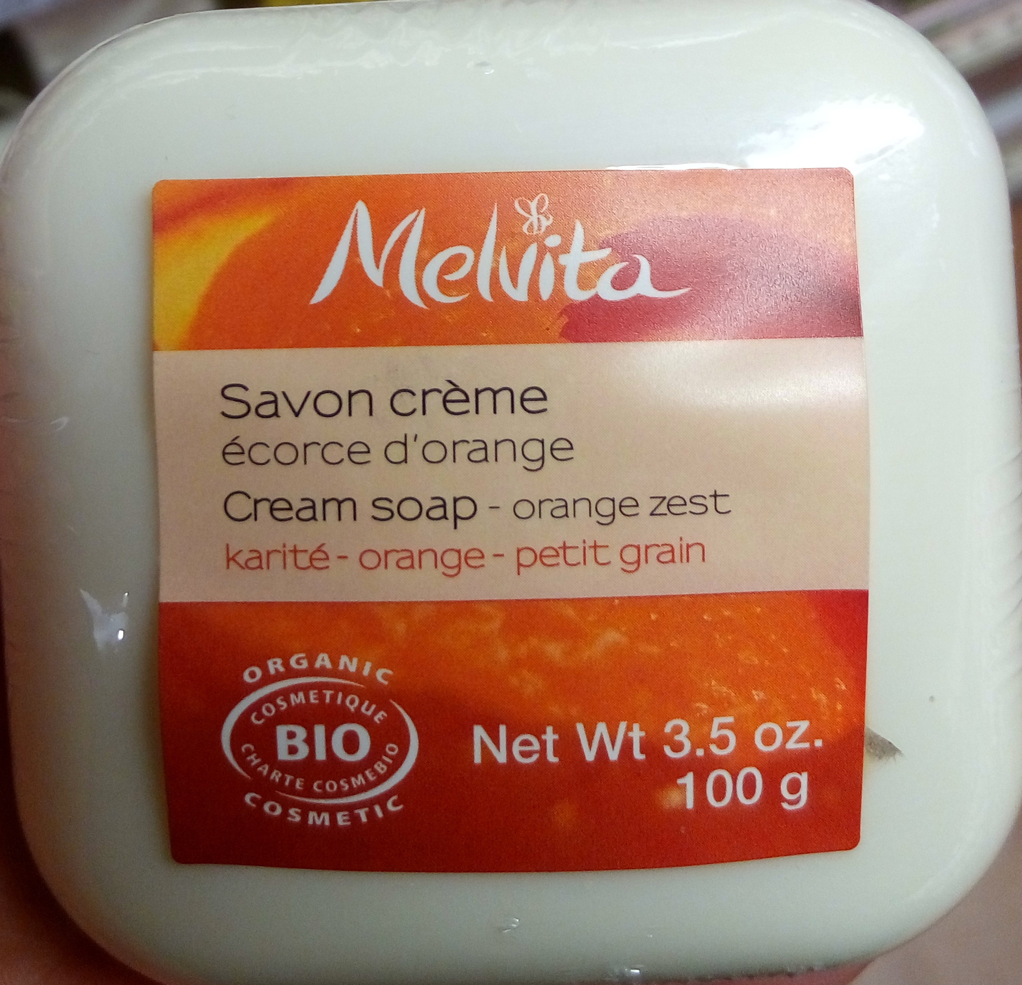 Savon crème écorce d'orange - karité – orange – petit grain - Product - fr