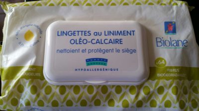 Lingettes au liniment oleo-calcaire - 1