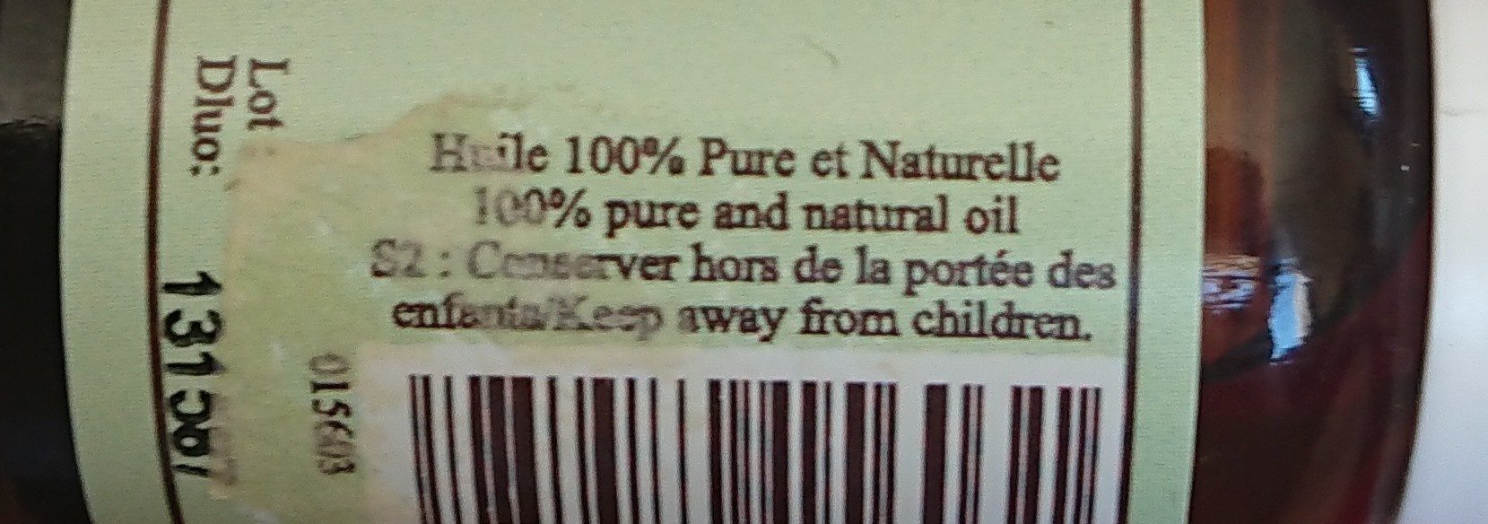 Huile essentielle de menthe poivrée - Ingredients - fr