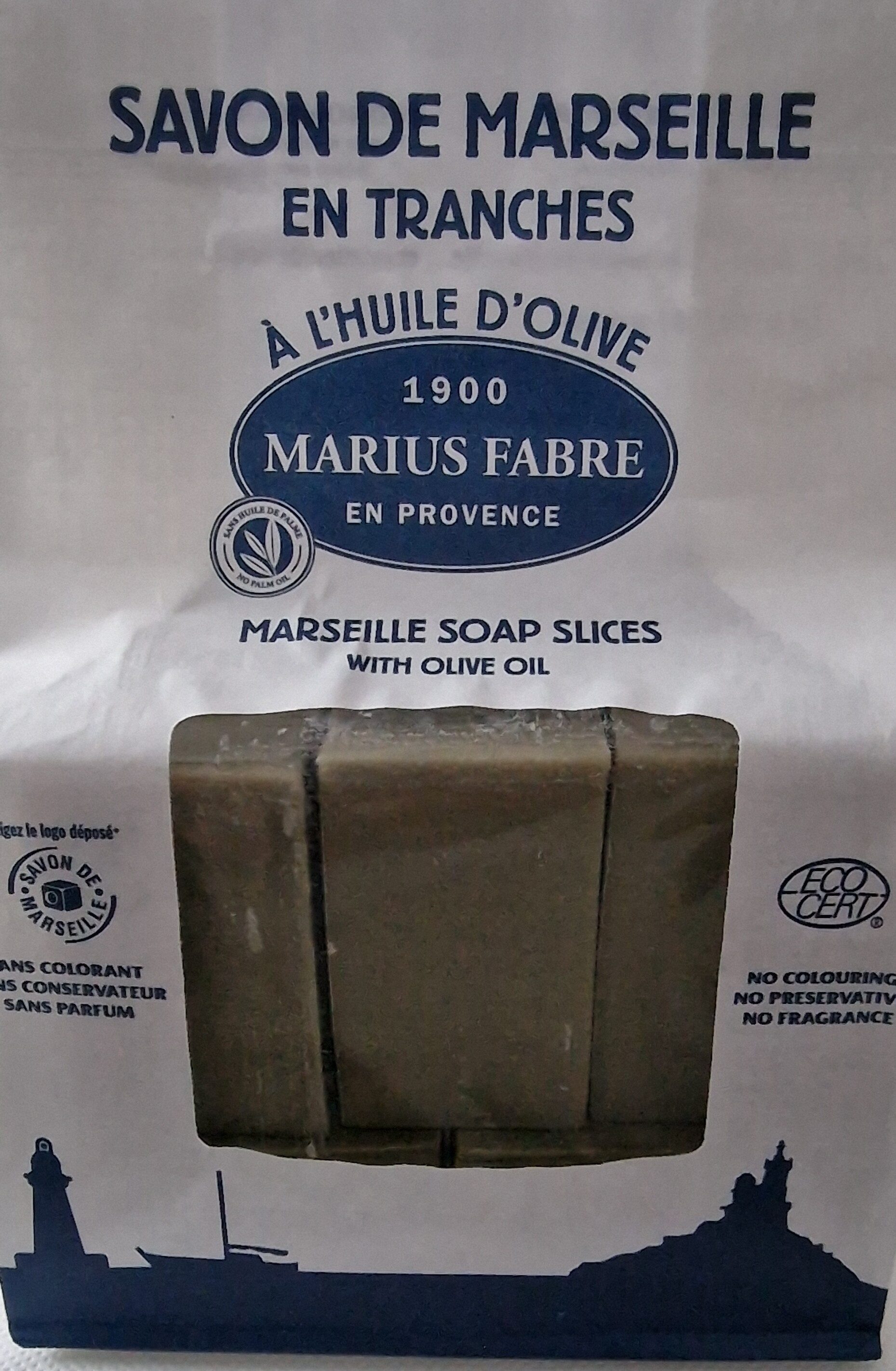 savon de Marseille en tranches - Produit - fr