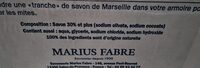 savon de Marseille en tranches - Ingrédients - fr