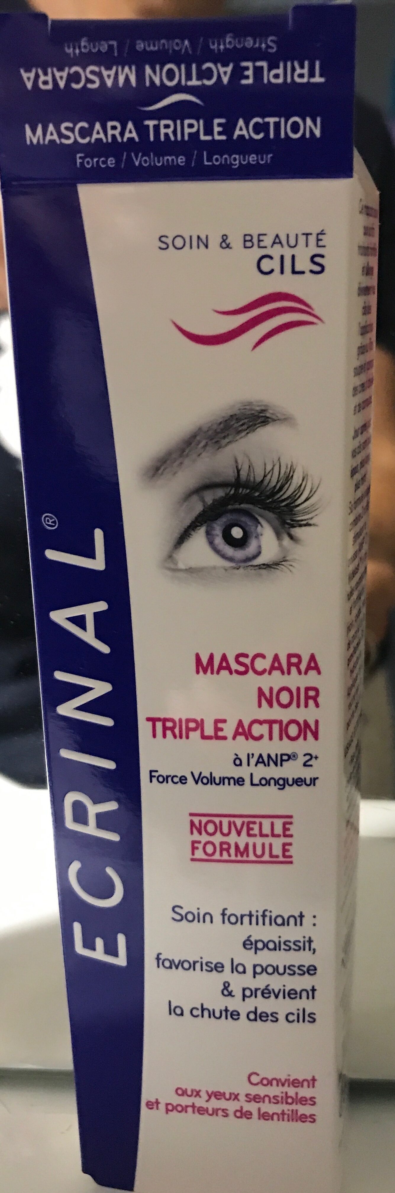 triple action black mascara - Product - fr