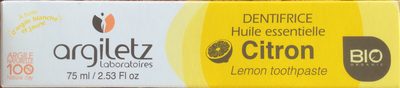 Dentifrice huile essentielle citron - 1