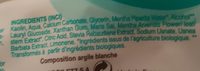 Dentifrice Bio Menthe - 75 ML - Argiletz - Ingredients - fr