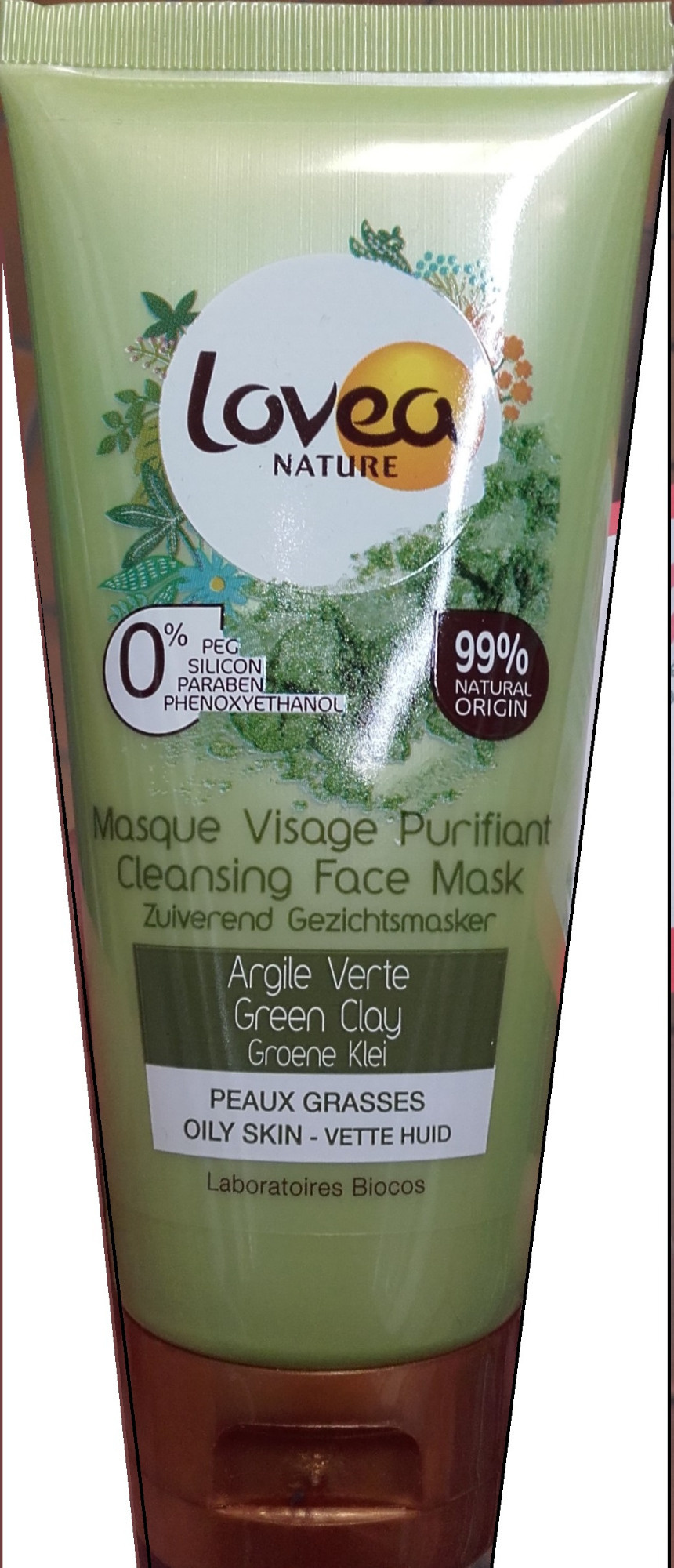 Masque visage purifiant Argile verte - Produit - fr