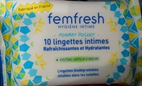 10 lingettes intimes - Product - fr