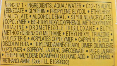 Spray douceur enfants spf 50 - Ingredients
