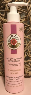Lait dynamisant hydratant Gingembre Rouge - Produit