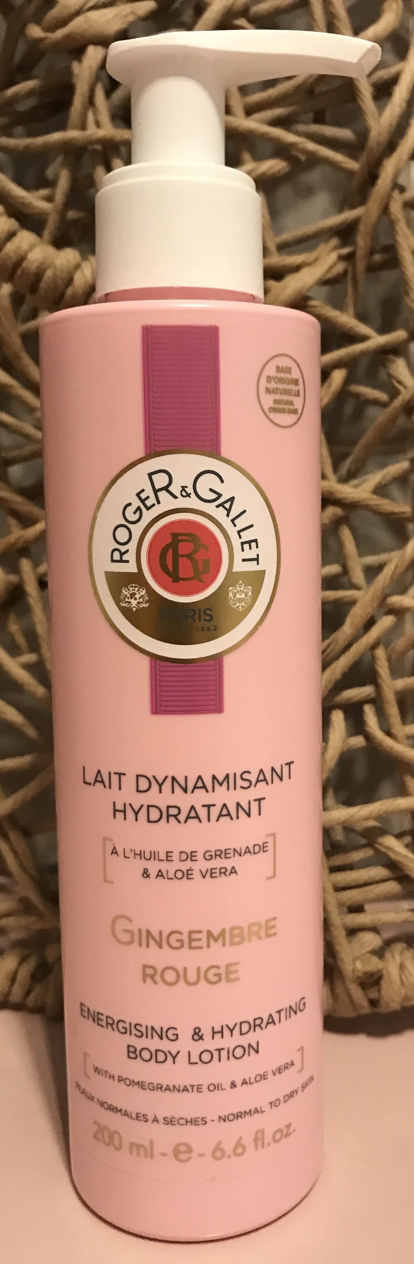 Lait dynamisant hydratant Gingembre Rouge - Продукт - fr