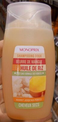 Shampooing doux beurre de mangue et huile de riz - Produit - fr
